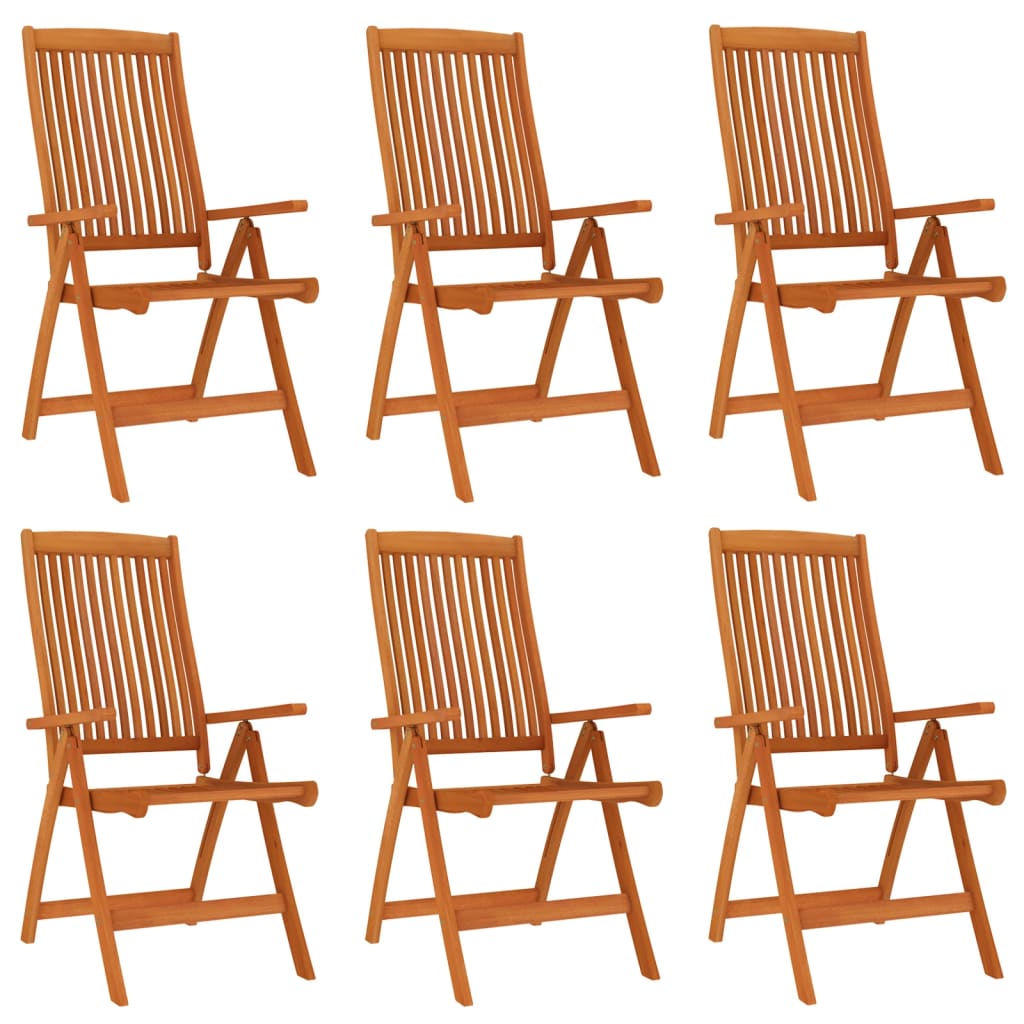 Garden Dining Set Reddish-brown Solid eucalyptus wood Medium