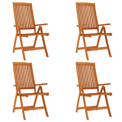 Garden Dining Set | Reddish-brown | Solid eucalyptus wood | Medium
