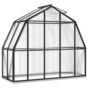 Greenhouse with Base Frame Anthracite 3.3 m² Aluminium