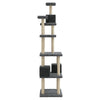 Cat Tree with Sisal Scratching Posts Dark Grey 188 cm