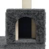 Cat Tree with Sisal Scratching Posts Dark Grey 188 cm