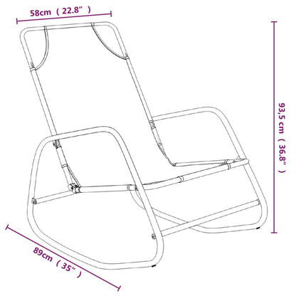 Sun Lounger | Set of 2 | Grey | Powder-coated steel, textilene | Standard