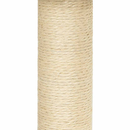 Cat Tree with Sisal Scratching Posts Light Grey 155 cm