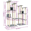 Cat Tree with Sisal Scratching Posts Light Grey 174 cm