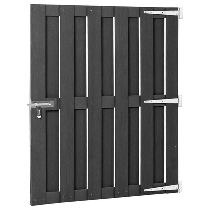 vidaXL Garden Gate WPC 39.4"x44.1" Gray