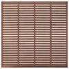 Louver Fence WPC 180x180 cm Brown