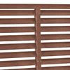 Louver Fence WPC 180x180 cm Brown