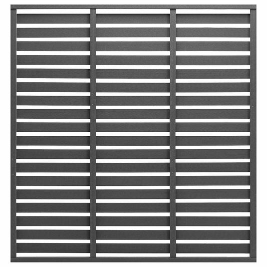 Fence Panel WPC 180x180 cm Grey