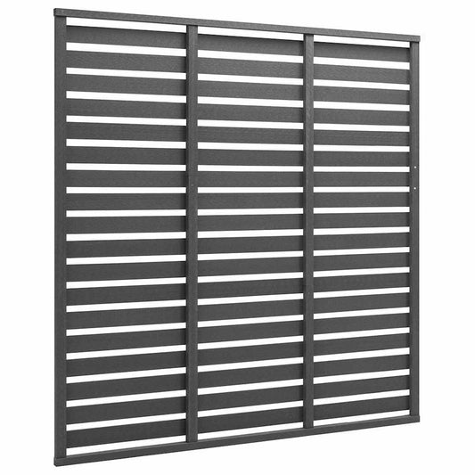 Fence Panel WPC 180x180 cm Grey