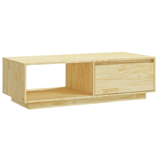 Coffee Table | Natural | Solid Pinewood | Medium | Storage | Coffee Table