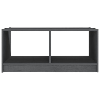 vidaXL Coffee Table Grey Solid Pinewood Medium Coffee Table