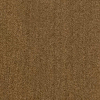 Coffee Table Honey Brown 75x50x33.5 cm Solid Pinewood
