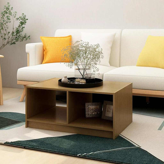 Coffee Table | Honey Brown | Solid Pine Wood | Medium | Coffee Table
