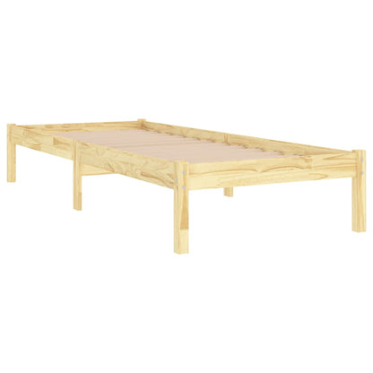 Bed Frame | Natural Wood | Solid Pine Wood | Single | Durable | Bed Frame
