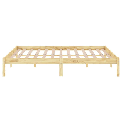 810017 vidaXL Bed Frame without Mattress Solid Wood 140x200 cm