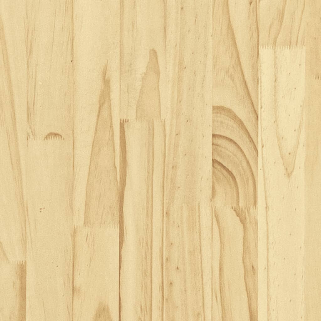 810017 vidaXL Bed Frame without Mattress Solid Wood 140x200 cm