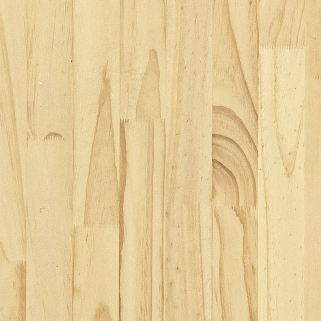 Bed Frame | Natural Pine | Solid Pinewood | 200x200 cm | Durable
