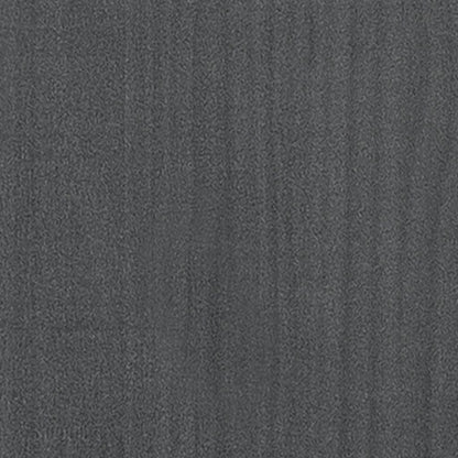 Bed Frame | Grey | Solid pinewood | 200 x 200 cm | Durable | Bed Frame