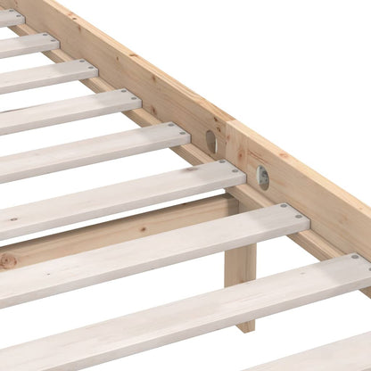 Bed Frame | Natural Wood | Solid Pine Wood | Single | Durable | Bed Frame