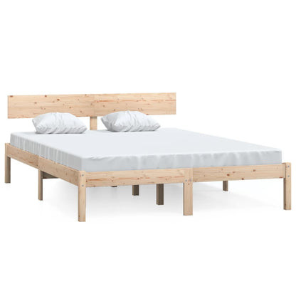Bed Frame | Natural Pine | Solid pinewood | Double | Durable | Bed Frame