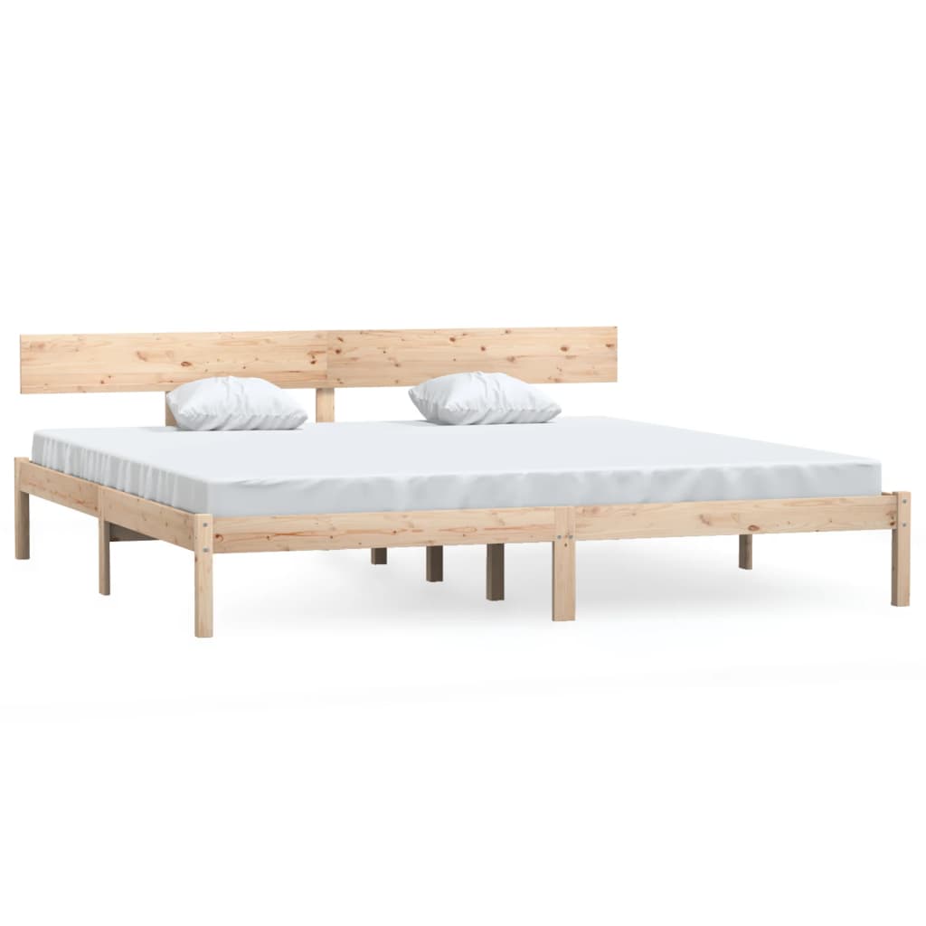 Bed Frame | Pine | Solid pinewood | Super King | Durable | Bed Frame
