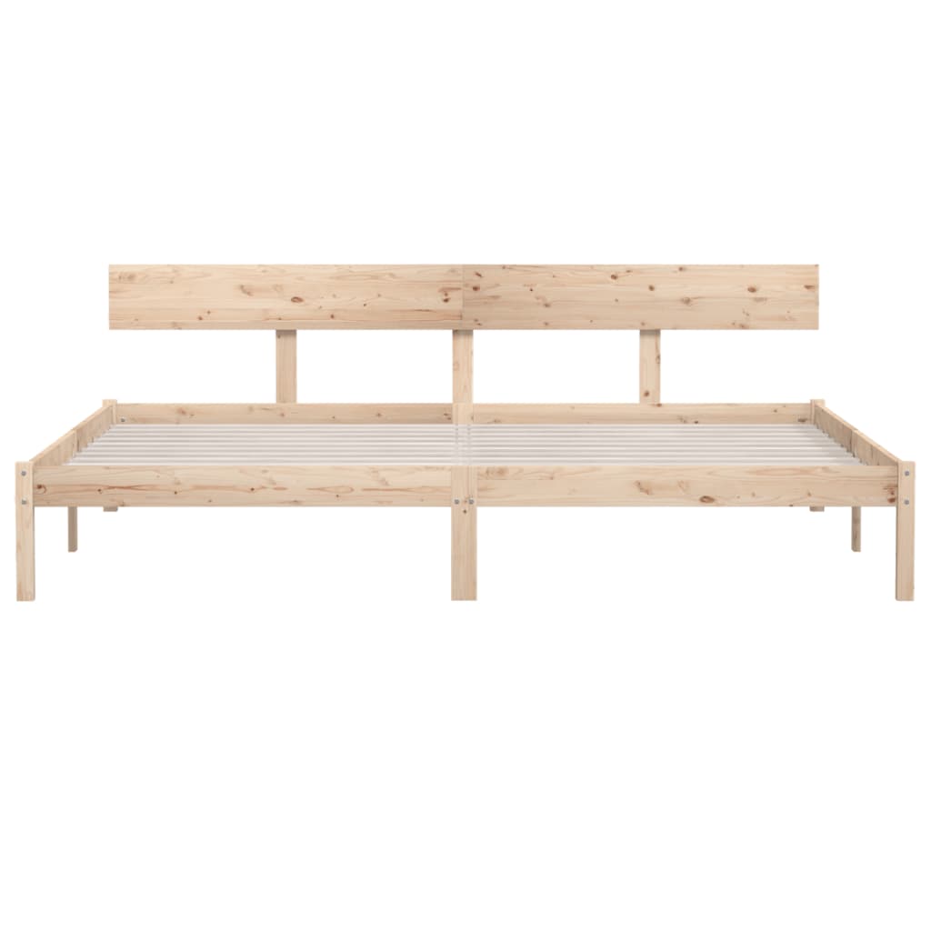 Bed Frame | Pine | Solid pinewood | Super King | Durable | Bed Frame