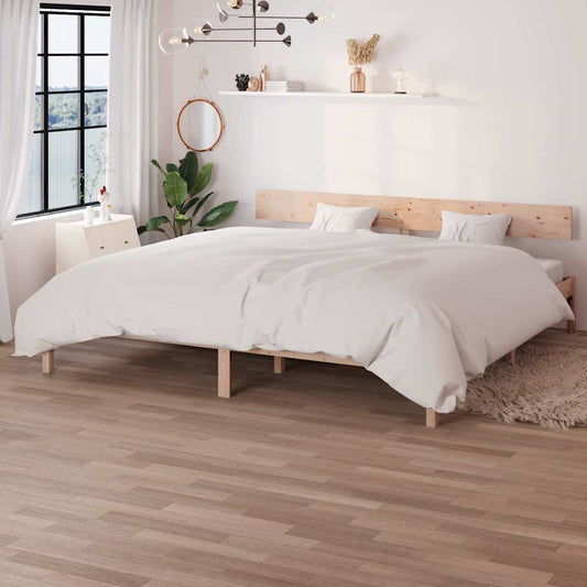 Bed Frame without Mattress Solid Wood 200x200 cm
