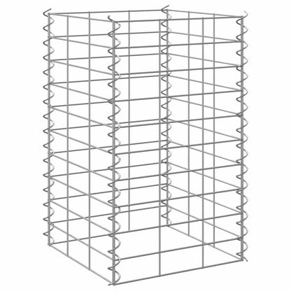 Gabion Raised Beds 3 pcs 30x30x50 cm Iron