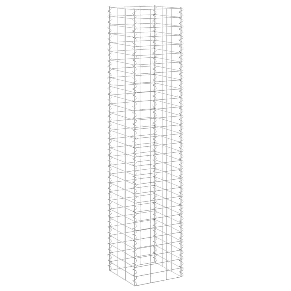 Gabion Raised Beds 3 pcs 30x30x150 cm Iron