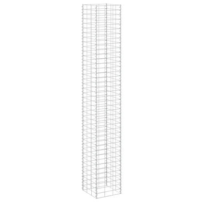 Gabion Raised Beds 3 pcs 30x30x200 cm Iron