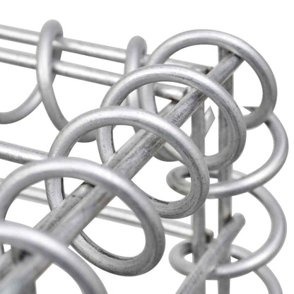Gabion Basket Post 15.7"x15.7"x70.9" Iron