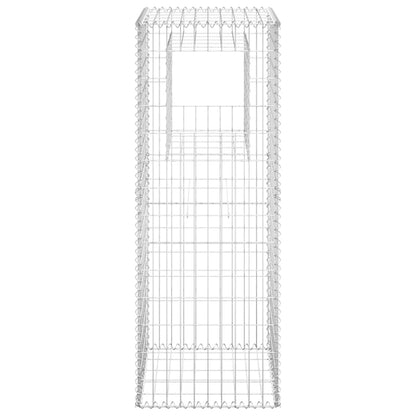 Gabion Basket Post 50x50x140 cm Iron