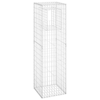 Gabion Basket Post 50x50x180 cm Iron