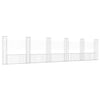 U-shape Gabion Basket with 6 Posts Iron 620x20x150 cm