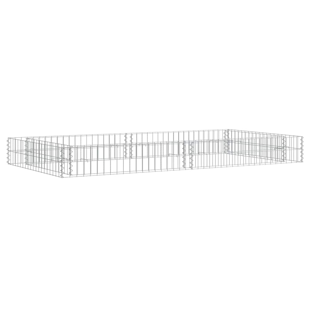 Gabion Raised Bed Galvanized Steel 78.7"x39.4"x7.9