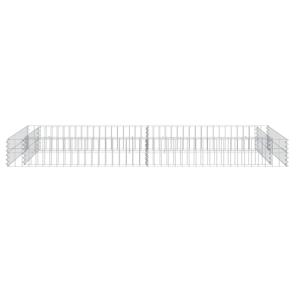 Gabion Raised Bed Galvanized Steel 78.7"x39.4"x7.9