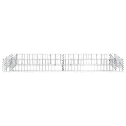 Gabion Raised Bed Galvanized Steel 78.7"x39.4"x7.9