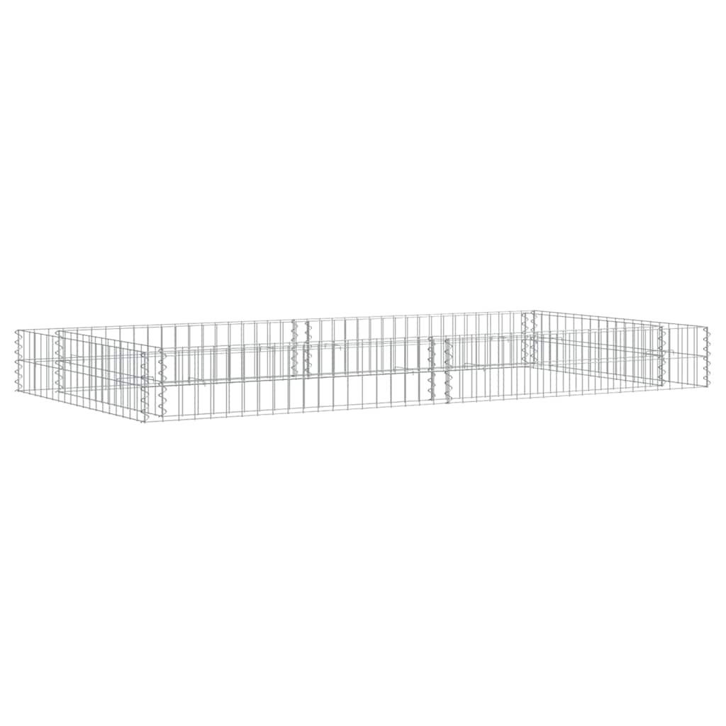 Gabion Raised Bed Galvanized Steel 78.7"x39.4"x7.9