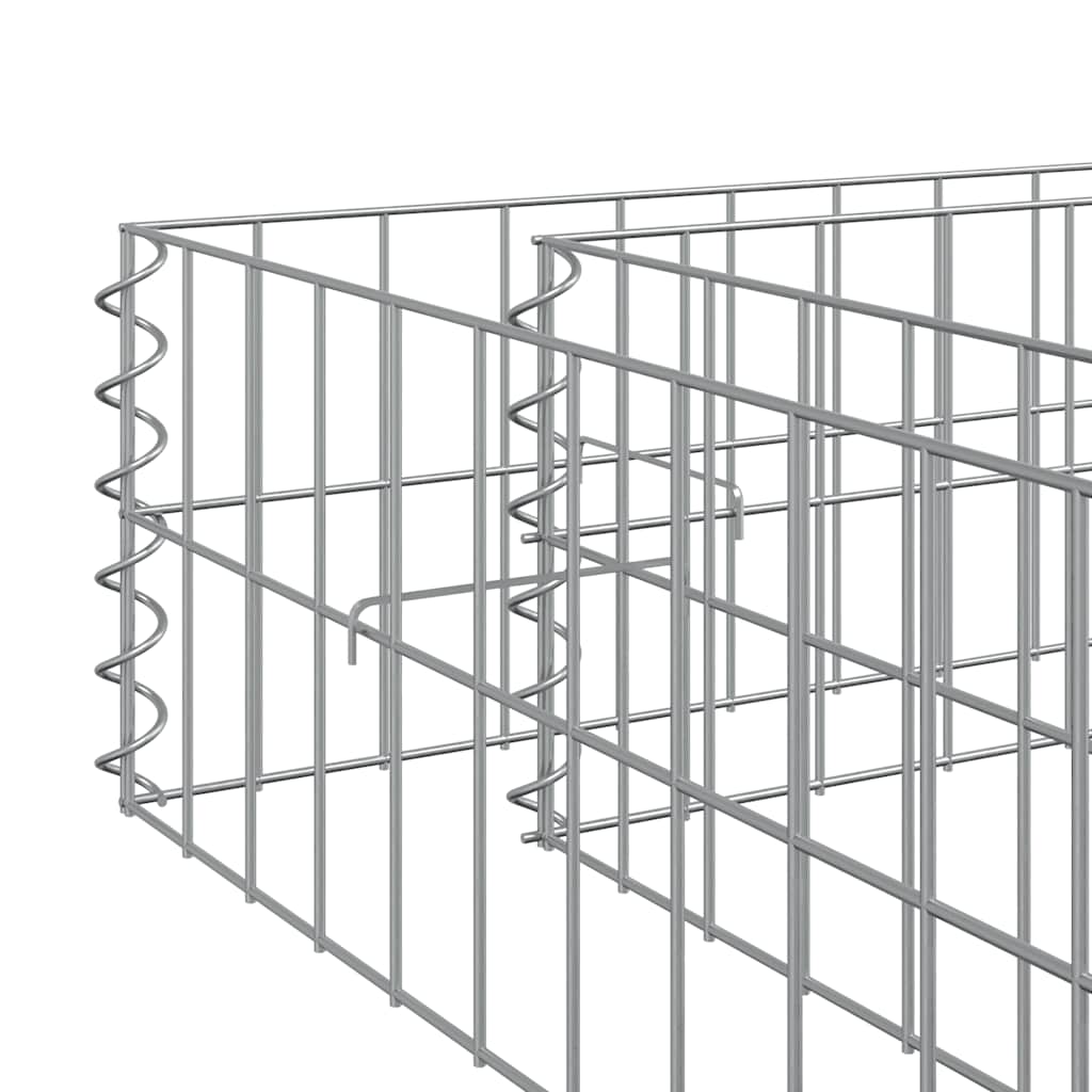 Gabion Raised Bed Galvanized Steel 78.7"x39.4"x7.9