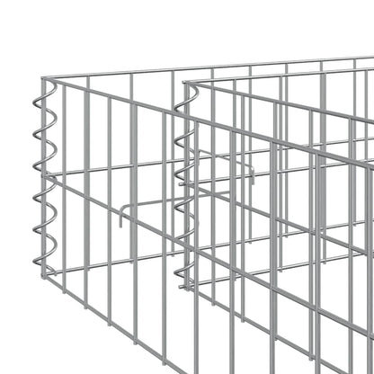 Gabion Raised Bed Galvanized Steel 78.7"x39.4"x7.9