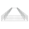 Gabion Raised Bed Galvanised Steel 800x100x20 cm
