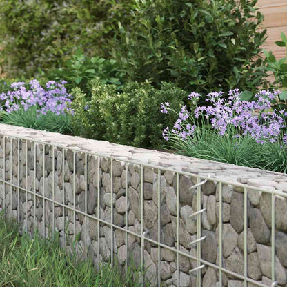 Gabion Raised Bed Silver Galvanized steel Extra Long Durable