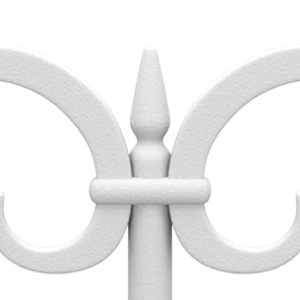 Lawn Edgings 17 pcs White 10 m PP