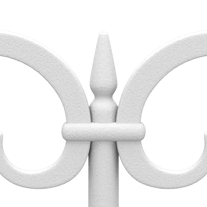 Lawn Edgings 17 pcs White 10 m PP