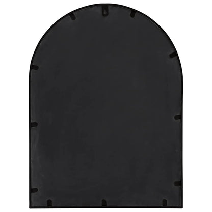 Garden Mirror | Black | Iron, Glass | Medium | Decorative Inlays