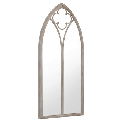 Garden Mirror Sand 100x45 cm Iron for Outdoor Use