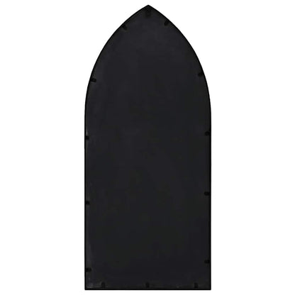 Garden Mirror | Black | Iron, Glass | Decorative Inlays | Garden Mirror