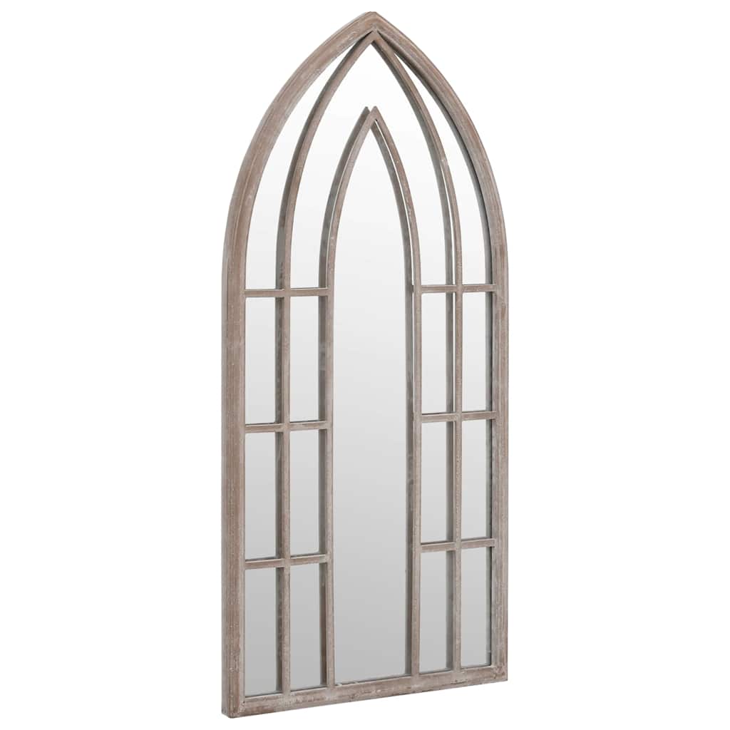 Garden Mirror Sand 70x30 cm Iron for Outdoor Use