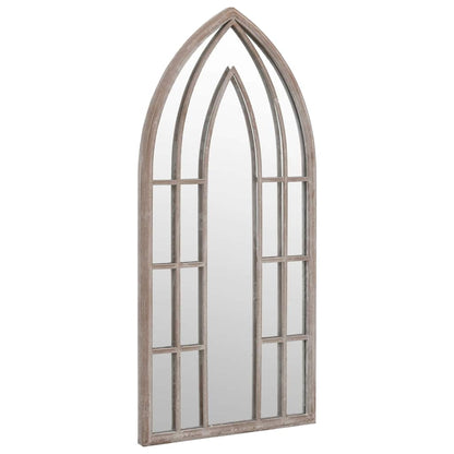 Garden Mirror Sand 70x30 cm Iron for Outdoor Use