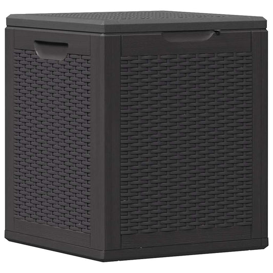 Storage Box | Black | 100% Polypropylene with Rattan look | Small